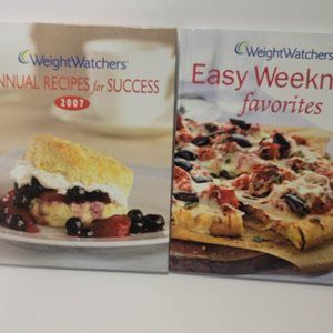 2 Weight Watchers Cookbooks, hardcover excellent condition